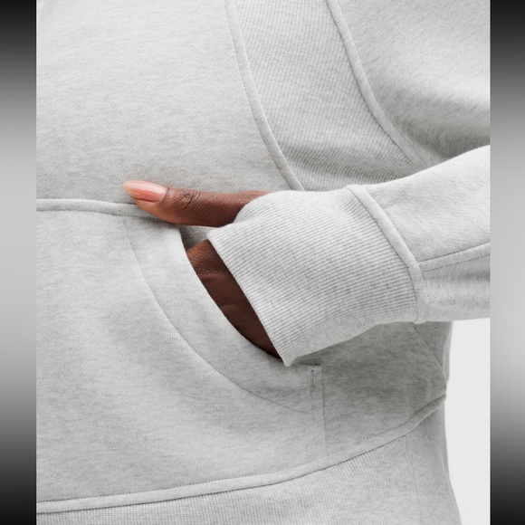 Cozy Gray Hooded Sweater - Picture 2 of 5